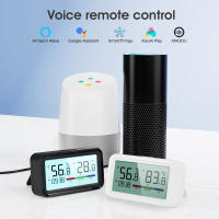 Sensor De Temperatura Y Humedad Inteligente SMATRUL Tuya WiFi Interior Con Luz Trasera Monitor Compatible Con Alexa Y Google Home - details 5