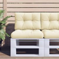 vidaXL Cojín para palés tela 60x40x12 cm en color Multicolor/Beige/Verde y más | acolchados duraderos para sofás de jardín terraza exterior - details 4