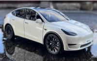 Modelo De Coche Tesla Model Y Model 3 Model S De 1:24 En Aleación Con Sonido Y Luz Juguete Coleccionable Para Niños Regalo De Cumpleaños - details 13
