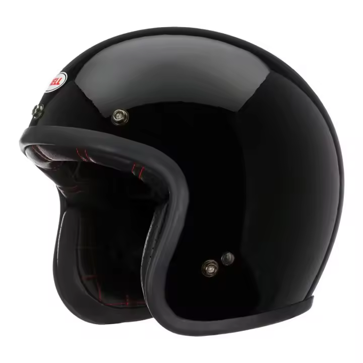 Bell Moto Casco Jet Custom 500 Negro Adulto - 1