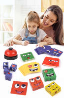 Juego De Tablero Educativo Para Niños Con Expresiones Faciales Bloques De Construcción Montessori Juguete De Aprendizaje Temprano Para Niños Y Niñas - details 1