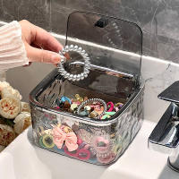 Organizador De Accesorios De Pelo Caja De Almacenamiento Transparente Para Cinturones De Cabello Lazos Algodón Organización De Cajas Y Contenedores Para Ropa Y Hogar - details 7