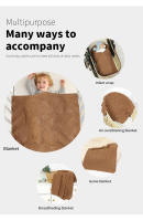 Manta Bebé Super Suave De Algodón Para Recién Nacidos Manta De Paseo Y Dormir Para Niño Y Niña 90*70cm Pañalera De Cuatro Estaciones - details 3