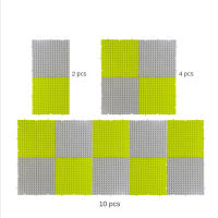 4pcs Placas De Base De Bloques De Construcción DIY Clásicos 16x16 Dots Sin Limites Juguete Divertido Para Niños Y Adultos - details 4