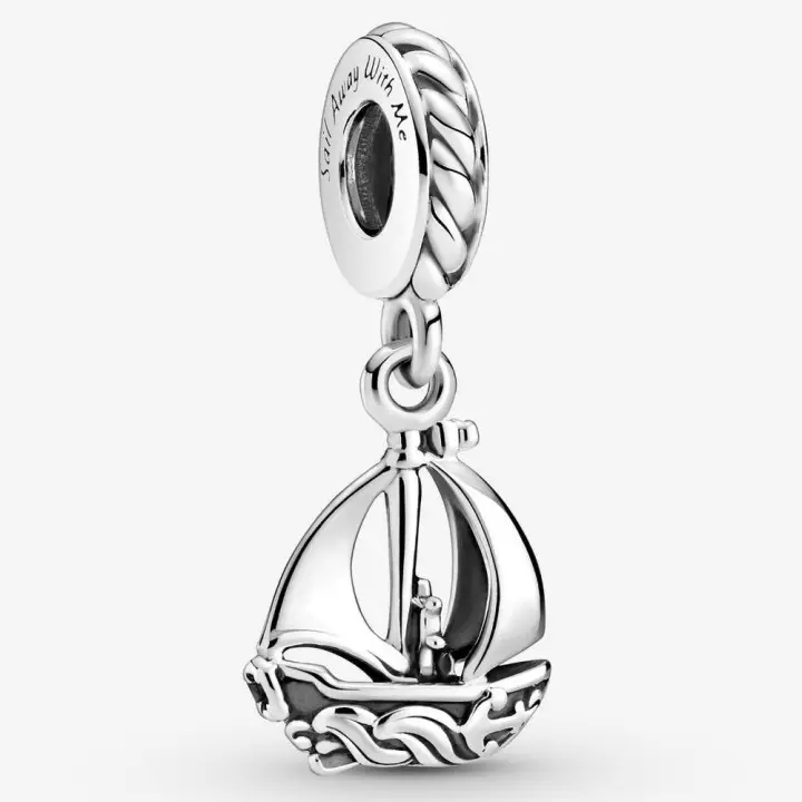 Pandora Charm de Colgante en Plata de Ley Velero 799439C00，Incluye Caja Original - 1