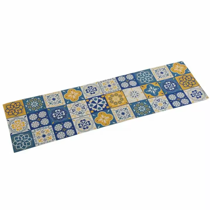 Camino de Mesa Versa Mosaico Amarillo Poliéster (44,5 x 0,5 x 154 cm) - 1