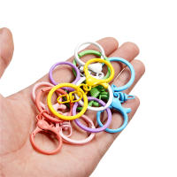 5Pcs/Set Anillos De Metal Colorido Con Cierre De Langosta Para Fabricación De Joyas Llaveros DIY Suministros Accesorios 68mm - details 8