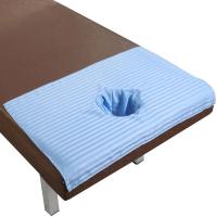 Cubierta De Mesa Para Camilla De Masaje SPA De Algodón Suave 70 X 50cm Con Agujero Para Salón De Belleza Cubierta De Seda Para Camilla De Tratamiento - details 0
