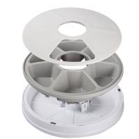 Dispensador De Alimentos Eléctrico Para Mascotas Con Programación Automática 6 Comidas 6 Cuadrantes Para Perros Y Gatos Alimentos Secos Suministros Para Mascotas - details 6
