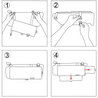 Extensor De Visera De Coche Antigolpes Ajustable Anti-Brillo Sombrilla De Interior Para Coche Accesorios De Interiores - details 5