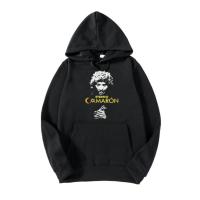 Sudadera Camaron Eterno con capucha negra Impresion Dorado Premium 300 grs Unisex - details 0