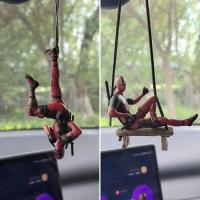 Colgante De Coche Creativo Anime Deadpool Accesorios Para Interiores De Coche Colgante Para Espejo Retrovisor Partes De Dibujos Animados - details 4