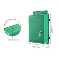 Caja De Correo De Pared Con Cerradura Para Escuela Comunidad Exterior Calle Resistente Al Desgaste Y a La Humedad Acceso Fácil Gran Capacidad - details 5