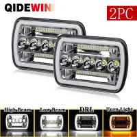 Faros LED Para Coche 6x7 Pulgadas Con DRL Amarillo 6000K Blanco Cuadrados Para Jeep Cherokee XJ Wrangler YJ Asamblea Automotriz - details 11