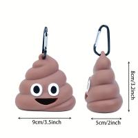 Dispensador De Bolsas De Basura Para Mascotas Forma De Hecho Creativo Portátil Con Clip Para Línea De Mascotas Al Aire Libre Y Viajes - details 2