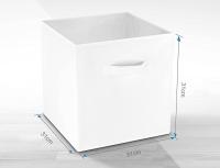 Caja de Almacenaje Plegable, de 31x31x31cm, 11 Colores, Cajas organizadoras en Tela, Caja para organizar Ropa, Juguetes y Sábanas en Armarios - details 10