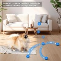 Bola Interactiva Inteligente Para Perros Juguete Rotativo Y Saltar Automático Borrable Recargable Por USB Material De Goma - details 5