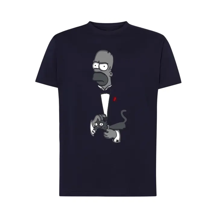 Homer - godfather camiseta unisex hombre mujer peliculas y series - 1
