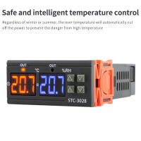 Controlador De Temperatura STC-3028 STC-1000 Termómetro Termostato 12V 24V 220V Para Incubador Calefacción Y Enfriamiento - details 1