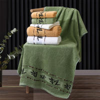 Juego De Toallas De Bambú Fibra Para Adultos 1/4/6PCS Absorbentes De Alta Calidad Toalla De Baño Para El Hogar Y El Baño Toalla De Mano Y Rostro Verde - details 7