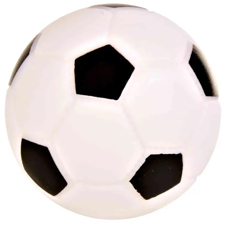 TRIXIE Pelota Fútbol | Pelota Fútbol, Vinilo, con Sonido, ø6 cm - 1
