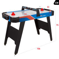 COLORBABY - Mesa Air hockey niños, 106x53x75 cm, incluye luz LED, 2 jugadores, marcadores eléctricos y manuales, material resistente, esquinas redondeadas y reforzadas, juegos de mesa, juego discos aire, juguetes niños 6 años, regalos niños - details 3