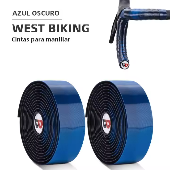 Cinta De Manillar Para Bicicleta WEST BIKING Antideslizante Textura Pulida Ligera Accesorios De Carreras Barra De Manillar EVA - 1