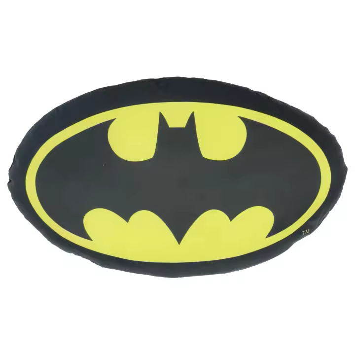 DC Comics Cojín decorativo Almohada Logo Batman  -  38x24cm - Licencia Oficial - 1