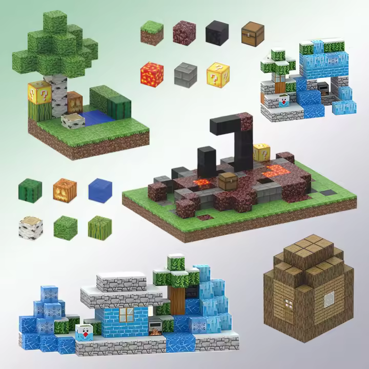 Bloques De Construcción Magnéticos Para Niños Juguete Educativo DIY De Aprendizaje STEM Ideal Para Niños Mayores De 3 Años - 1