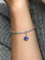 Pandora - Charm Colgante giratorio de Luna Brillante-Plata de Lei - details 2