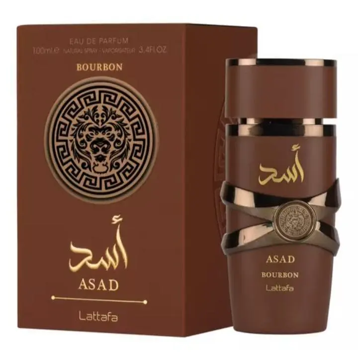 Perfume árabe de hombre Asad Bourbon Lattafa 100ml,Fragancia masculina duradera, intensa, oriental ,sensual, Colonia de hombre original NOVEDAD - 1