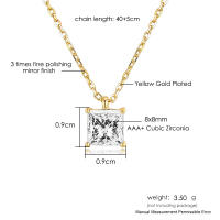 Collar Korean Minimalista Para Mujer En Color Oro Con Colgante De Corazón Y Lluvia De Cristal Joyería De Boda Regalo N481 - details 8