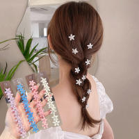 10pcs Clip De Pelo Peinado En Forma De Flor Pequeña Accesorios Para El Cabello De Viaje Mini Pinza Para Mujer Uso Diario - details 5