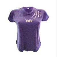 Camiseta deportiva mujer semi-manga y cuello pico – cómoda y transpirable – WA Wild Animal - details 0
