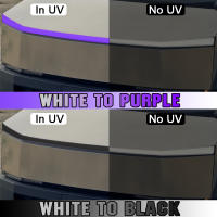Película De Protección Para Faros Inteligente Photochromic PPF TPU Autoheal Anti-Arañazos Para Tesla Cybertruck 2024-Up Transparente a Negro/Morado - details 5
