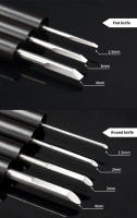 Conjunto De 10 Cincel Manual Para Carving DIY Herramientas De Madera De Oliva Núcleo De Nogal Cincel De Madera Sandalo Manija De Madera De Sándalo Material De Hoja HSS - details 1
