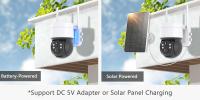 Cámara De Seguridad Solar WIFI Exterior 4MP Vídeo Vigilancia Inalámbrica IP Cámara Con Batería Recargable 7800mAh Detecta Humanos Camara De Seguridad - details 5