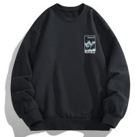 Sudadera De Capucha Para Hombre Tallas Grandes 6XL 7XL 8XL Cuello Redondo Manga Larga Imprimido Suelto Casual Para Otoño E Invierno - details 6