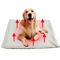 Manta Calentante Para Mascotas Pequeñas Y Medianas De Invierno Manta De Dormir Para Perros Y Gatos Fluffy De Coral Cashmere Matrícula De Calor - details 1