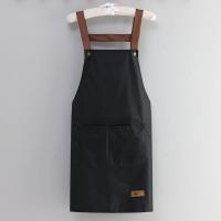 Delantal Impreso Para El Hogar Resistente Al Agua Y Al Aceite Para Cocina Con Almacenamiento Conveniente Para Hombres Y Mujeres Delantal De Lona Y PVC Para Cocinar Y Limpieza - details 0