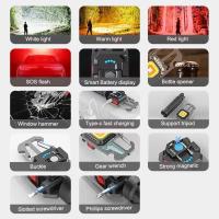 Mini Linterna LED Multifuncional De Cadena USB Recargable Torcha Portátil Para Camping Y Emergencias 500Mah Impermeable Con Batería De 10W - details 14