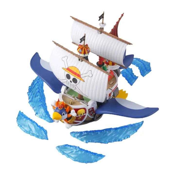 Bandai One Piece Grand Ship Collection Thousand Sunny Flying    - Montaje Fácil - Piezas Pintadas - No requiere pegamento - 1