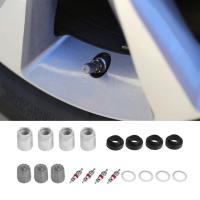 Kit De Reparación Y Mantenimiento De Sensores De Presión De Neumáticos Para Coche 4 Piezas Con Cubiertas De Válvula Y Goma - details 0
