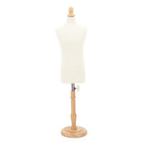 Elegante Torso De Hombre Maniquí Con Soporte Fácil De Montar Para Diseño Material De Madera Sin Químicos Peligrosos - details 6