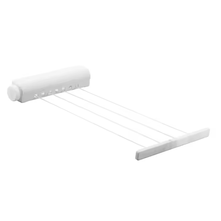 Tendedero Extensible - Tendedero para Interior - Tendedero pared - 14.4 Metros totales - 4 Líneas | XHC BRICO - 1