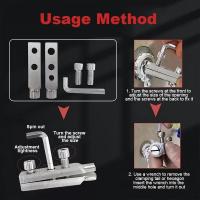 Juego De Herramientas Para Tubos Y Grifos Roturas De Alambre Y Manija De Acero Inoxidable Extraedor De Pernos Dificiles Herramienta De Reparación De Baño - details 5