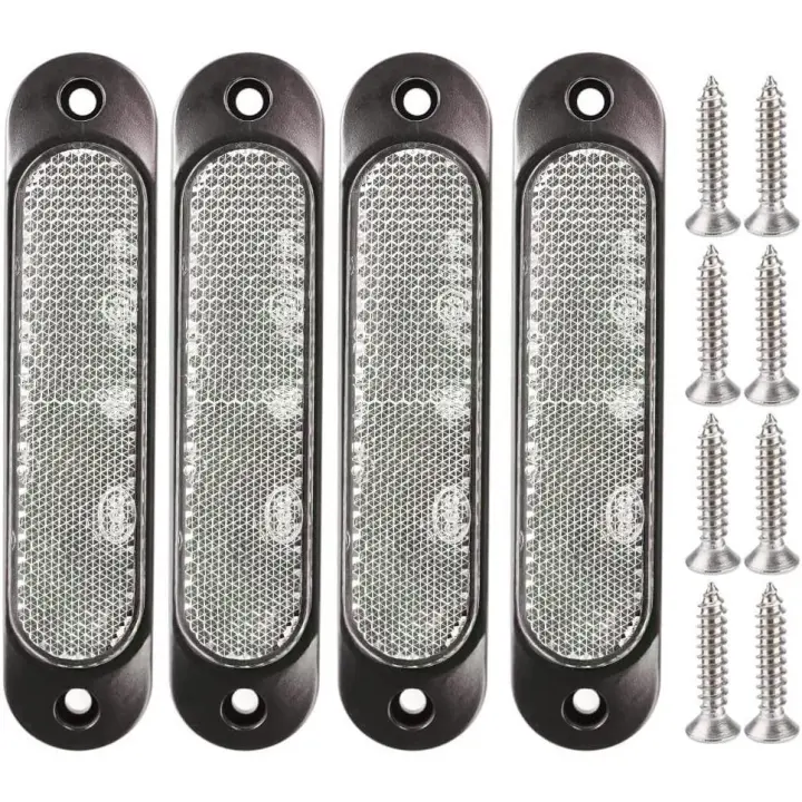 luces LED de posición delanteras y laterales blancas de 12 V a 24 V para remolque de camión, luces de señal de giro para estacionamiento de remolque, marcador trasero LED para camión, autobús, barco, RV, camiones, SUV, UTV - 1