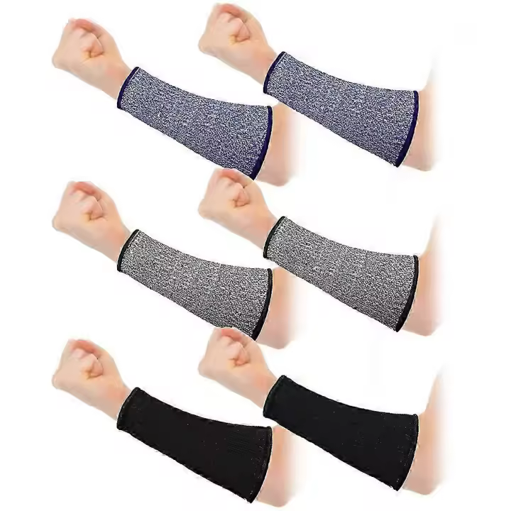 3 pares de protectores de brazo para piel delgada y hematomas resistente al corte antebrazo manga Nivel 5 brazo quemar prot - 1