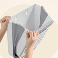 Bandeja De Cocina Plegable Y Colgante Para Lixo Gran Capacidad Fácil De Limpiar Soporte En La Pared Sin Necesidad De Doblar - details 8