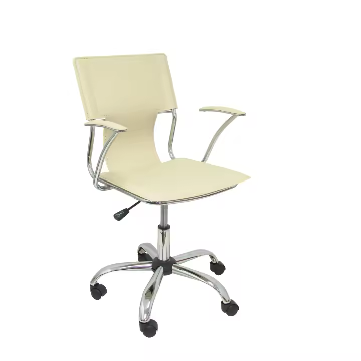 Silla de Oficina Ergonómica Piqueras Y Crespo Crema - 1